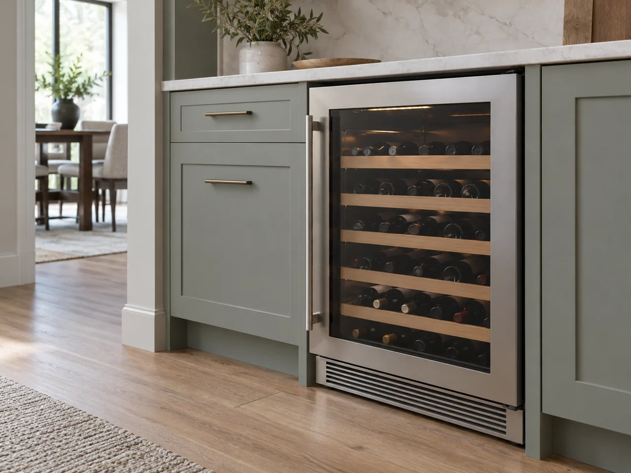 Illustration of Sub-Zero wine cooler