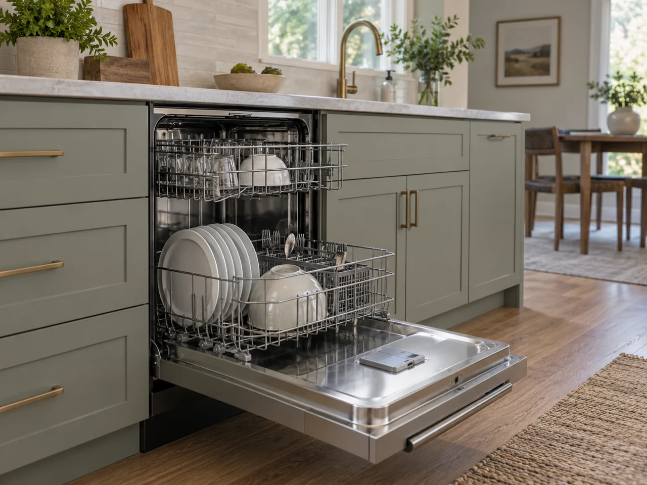 Illustration of Viking dishwasher